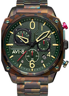 fashion наручные мужские часы AVI-8 AV-4052-22. Коллекция Hawker Hunter