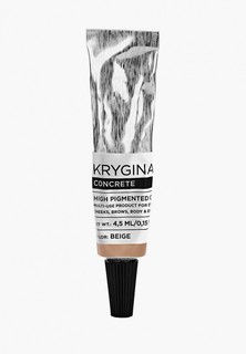 Средство Krygina Cosmetics Concrete Beige жидкие тени для век, подводка для глаз, помада, 4.5 мл