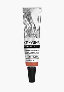 Средство Krygina Cosmetics Concrete Peach кремовые румяна, матовая помада, тени для век, 4.5 мл