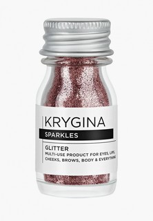 Глиттер Krygina Cosmetics Glitter для лица и глаз, блестки для макияжа Sparkles Lilac, 7 г