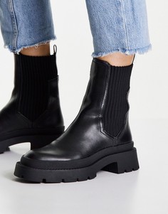 Черные ботинки челси с эластичной вставкой Pimkie-Черный цвет