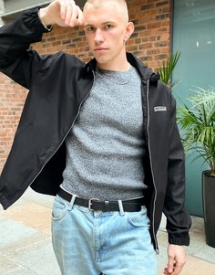 Черная курта Харрингтон в стиле oversized ASOS Unrvlld Spply-Черный