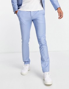 Голубые облегающие брюки Twisted Tailor Livingston-Голубой