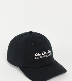 Бейсболка выбеленного черного цвета Quiksilver – эксклюзивно для ASOS-Черный цвет