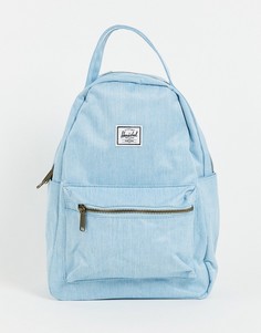 Маленький рюкзак светло-голубого цвета под деним Herschel Supply Co Nova-Голубой