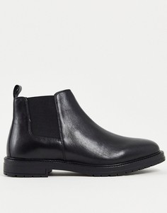 Черные ботинки челси River Island-Черный цвет