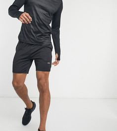 Черные спортивные шорты из быстросохнущей ткани ASOS 4505-Черный цвет