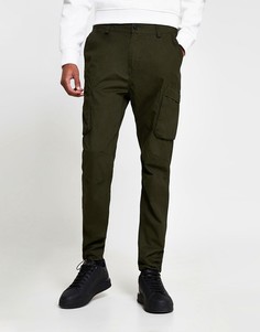 Брюки карго цвета карго River Island-Зеленый цвет