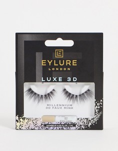 Накладные ресницы с 3D-эффектом Eylure Luxe – Millennium-Черный цвет