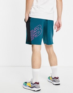 Синие шорты с длиной шагового шва 9 дюймов New Balance Tenacity-Темно-синий