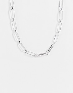 Серебристое ожерелье-цепочка Accessorize-Серебряный