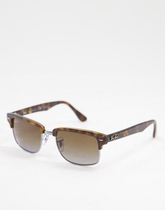 Солнцезащитные очки-клабмастеры Rayban 0RB4190-Коричневый цвет