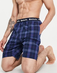 Темно-синие шорты из поплина Bench Myersville-Темно-синий