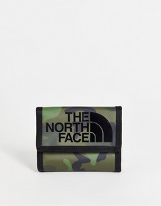 Бумажник с камуфляжным принтом The North Face Base Camp-Зеленый цвет