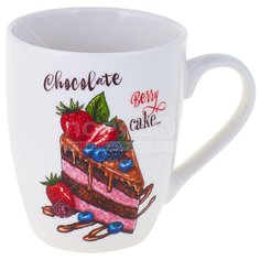 Кружка фарфоровая Chocolate Cake Rainbow WWDES-6, 340 мл