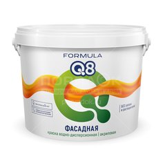 Краска воднодисперсионный, Formula Q8, фасадная, матовая, 13 кг
