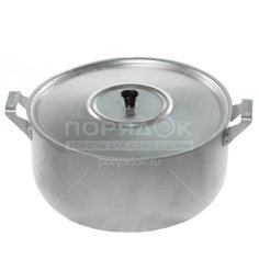 Кастрюля алюминий, 6 л, с крышкой, Scovo, МТ-073