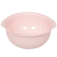 Салатник пластик, круглый, 3 л, Классик, Альтернатива, М7670, розовый Alternativa