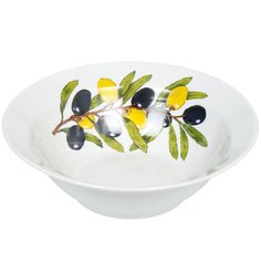 Миска керамика, круглая, 0.3 л, Оливки, Дулевский фарфор, 068822