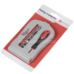 Набор отверток для точных работ, 22 шт, Bartex, с насадками, пенал