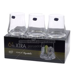 Стакан 350 мл, стекло, 6 шт, Bohemia, Xtra, 23023/350
