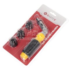 Отвертка реверсивная с битами, 19 шт, Bartex, CrV сталь, SB020