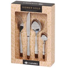 Набор столовых приборов, 24 предмета, Sydney Gold Daniks