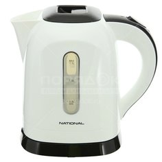 Чайник электрический пластиковый National NK-KE15105, 1.5 л, 2.2 кВт