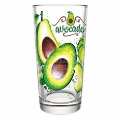 Стакан 250 мл, стекло, 6 шт, Декостек, Авокадо, 146-Д