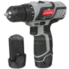 Дрель-шуруповерт аккумуляторная, Интерскол, ДА-12ЭР-02, 12 В, кейс