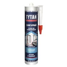 Герметик силиконовый, санитарный, Tytan, 71538, 280 мл, бесцветный