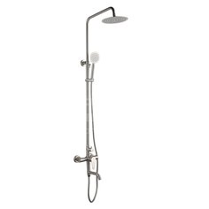 Душевая система для ванны, Frap, с картриджем, нержавеющая, F2448
