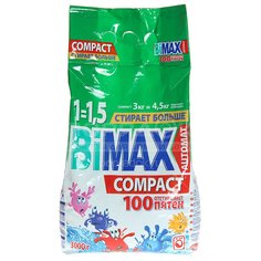 Стиральный порошок BiMAX, 3 кг, автомат, 100 пятен