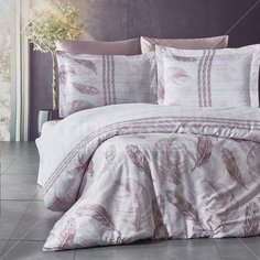 Постельное белье евростандарт, простыня 240х260, 2 наволочки 50х70, 2 наволочки 70х70, пододеяльник 200х220, Karteks, сатин, SPC-04