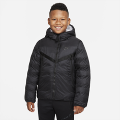 Куртка с синтетическим наполнителем для школьников Windrunner Nike Sportswear Therma-FIT - Черный