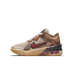 Баскетбольные кроссовки для школьников LeBron 18 Low “Wile E. vs Roadrunner” - Синий Nike