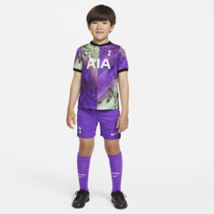 Футбольный комплект для дошкольников Nike Dri-FIT из третьего комплекта формы ФК «Тоттенхэм Хотспур» 2021/22 - Пурпурный