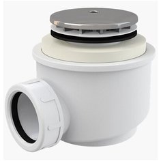 Сифон для душевого поддона Alcaplast A47CR диаметр 50 хром