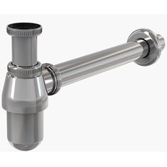 Сифон для раковины Alcaplast A431 хромированный выпуск 32 мм