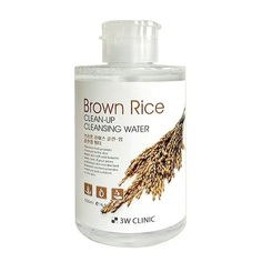 Вода очищающая мицеллярная "Clean-Up Cleansing Water [Brown Rice] 3W Clinic