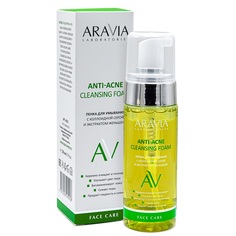 Пенка для умывания с коллоидной серой и экстрактом женьшеня Anti-Acne Cleansing Foam Aravia Laboratories