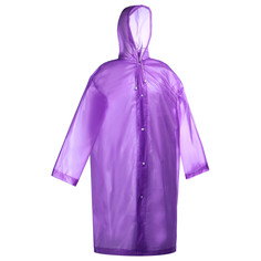 Дождевик-плащ взрослый размер 46-48, цвет фиолетовый Maclay