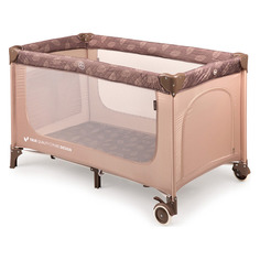 Манеж-кровать Happy Baby Martin, до 25кг, от 0 мес, полиэстер, песочный