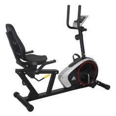 Велотренажер DFC B8516R черный/серебристый