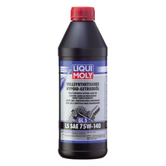 Масло трансмиссионное синтетическое LIQUI MOLY Vollsynthetisches Hypoid-Getriebeoil LS, 75W-140, 1л [8038]