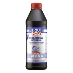 Масло трансмиссионное синтетическое LIQUI MOLY Hochleistungs-Getriebeoil, 75W-80, 1л [7584]