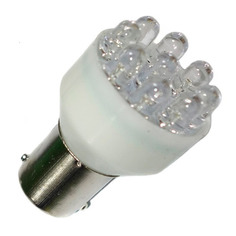 Лампа автомобильная светодиодная МАЯК 24T25-W\9LED, P21W, 24В, 1шт