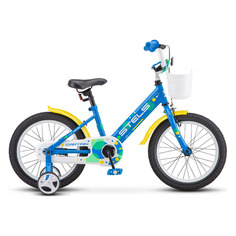 Велосипед STELS Captain 16 V010 городской (детский), рама 9.5", колеса 16", синий, 10.65кг [lu084742]