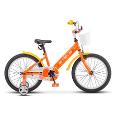 Велосипед STELS Captain 18 V010 городской (детский), рама 10", колеса 18", оранжевый, 11.58кг [lu084744]