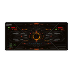 Коврик для мыши Cactus Skytrek, черный/рисунок [cs-mp-pro05xxl]